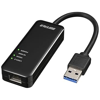 Amazon | バッファロー 有線LANアダプター Giga Type-A USB3.2